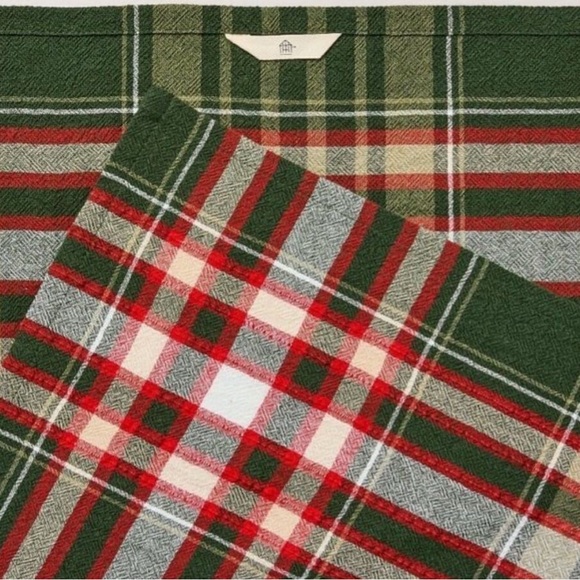 Hearth Hand Magnolia Christmas Plaid Kitchen Hand Towel - Picture 2 of 2